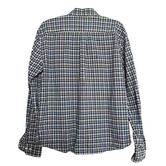 Johnnie O Hangin Out Button Down Shirt Plaid Medium Tailgate Prep Harborcore - Picture 5 of 7